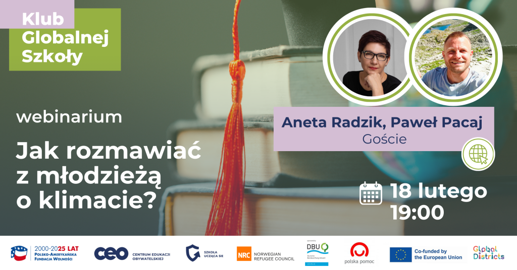 Webinarium „Jak rozmawiać z młodzieżą o klimacie?"